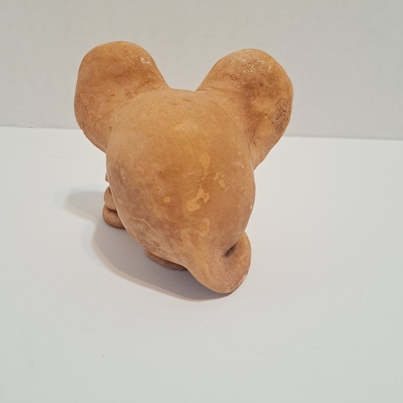 Vintage Artist Signed 1973 Clay Big Ear Mouse Sculpture‎ - Picture 3 of 6
